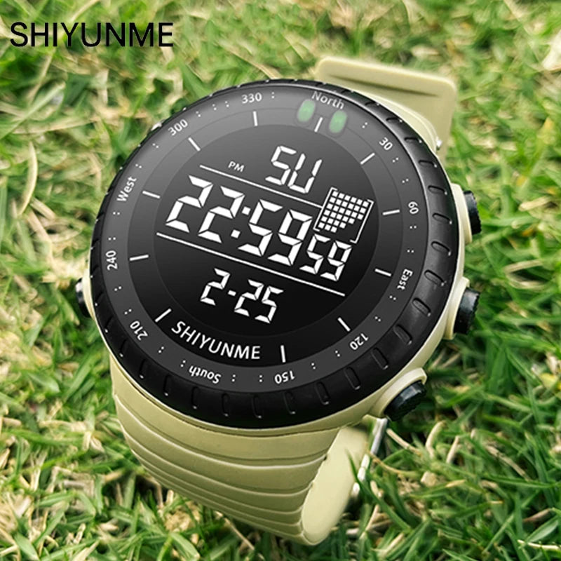 SHIYUNME Top Brand G Style Military Electronic Watches Sport Outdoor Stopwatch Alarm Clock Men LED Digital Waterproof WristWatch